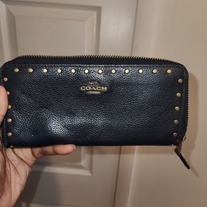 Blue Coach Wallet